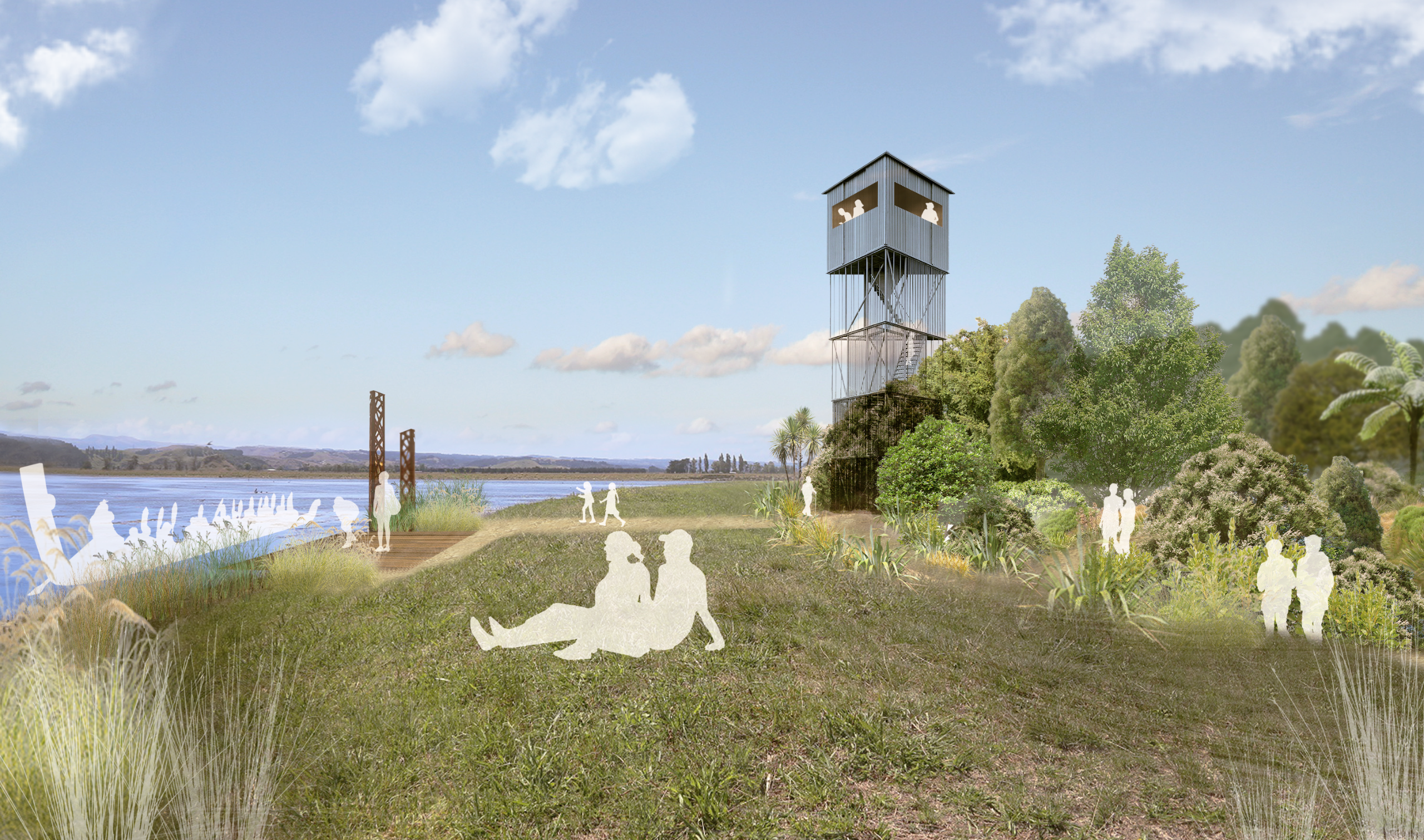 Artist's impression Taipo lookout